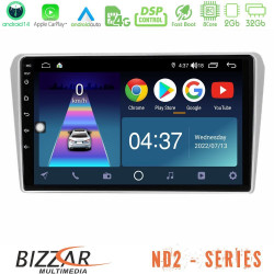 Bizzar ND2 Series 8Core Android14 2+32GB Toyota Avensis T25 02/2003–2008 Navigation Multimedia Tablet 9 Με Carplay - Android Auto Bizzar ND2 Series 8Core Android14 2+32GB Toyota Avensis T25 02/2003–2008 Navigation Multimedia Tablet 9 Με Carplay - Android Auto