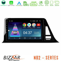 Bizzar ND2 Series 8Core Android14 2+32GB Toyota CH-R Navigation Multimedia Tablet 9 Με Carplay - Android Auto Bizzar ND2 Series 8Core Android14 2+32GB Toyota CH-R Navigation Multimedia Tablet 9 Με Carplay - Android Auto