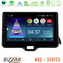 Bizzar ND2 Series 8Core Android14 2+32GB Toyota Yaris 2020-gt; Navigation Multimedia Tablet 9 Με Carplay - Android Auto Bizzar ND2 Series 8Core Android14 2+32GB Toyota Yaris 2020-gt; Navigation Multimedia Tablet 9 Με Carplay - Android Auto
