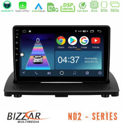 Bizzar ND2 Series 8Core Android14 2+32GB Volvo XC90 2006-2014 Navigation Multimedia Tablet 9 Με Carplay - Android Auto Bizzar ND2 Series 8Core Android14 2+32GB Volvo XC90 2006-2014 Navigation Multimedia Tablet 9 Με Carplay - Android Auto