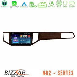 Bizzar ND2 Series 8Core Android14 2+32GB VW Sportsvan 2014-2020 Navigation Multimedia Tablet 9 (Ξύλινη απόχρωση) Με Carplay - Android Auto Bizzar ND2 Series 8Core Android14 2+32GB VW Sportsvan 2014-2020 Navigation Multimedia Tablet 9 (Ξύλινη απόχρωση) Με Carplay - Android Auto