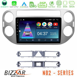 Bizzar ND2 Series 8Core Android14 2+32GB VW Tiguan Navigation Multimedia Tablet 9 Με Carplay - Android Auto Bizzar ND2 Series 8Core Android14 2+32GB VW Tiguan Navigation Multimedia Tablet 9 Με Carplay - Android Auto