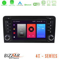 Bizzar OEM Audi A3 8P 4core Android12 2+32GB Navigation Multimedia Deckless 7 με Carplay/AndroidAuto Bizzar OEM Audi A3 8P 4core Android12 2+32GB Navigation Multimedia Deckless 7 με Carplay/AndroidAuto