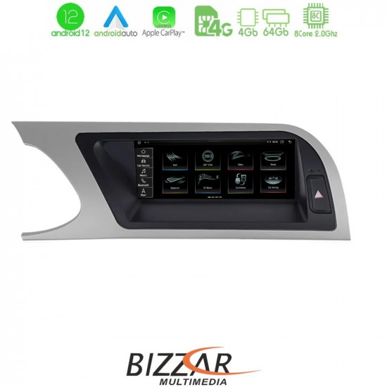 Bizzar OEM AUDI A4 (B8) 2008-2012 8.8 Android12 8Core 4+64GB Navigation Multimedia Station Bizzar OEM AUDI A4 (B8) 2008-2012 8.8 Android12 8Core 4+64GB Navigation Multimedia Station