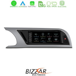 Bizzar OEM AUDI A5 (B8) 2008-2015 (με MMI3G) 8.8 Android12 8Core 4+64GB Navigation Multimedia Station Bizzar OEM AUDI A5 (B8) 2008-2015 (με MMI3G) 8.8 Android12 8Core 4+64GB Navigation Multimedia Station