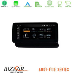 Bizzar OEM Audi Q5 (8R) 2008-2017 (με MMI3G) Android13 8Core (4+64GB) Navigation Multimedia 10.25? HD