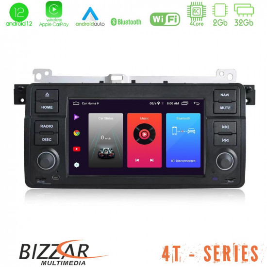 Bizzar OEM BMW 3 Series E46 4core Android12 2+32GB Navigation Multimedia Deckless 7 με Carplay/AndroidAuto