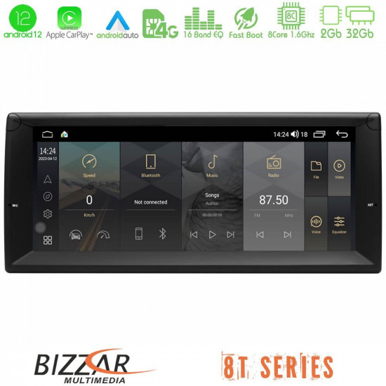 Bizzar OEM BMW 5er E39 10.25? Special Design 8core Android12 2+32GB Navigation Multimedia Deckless με Carplay/AndroidAuto Bizzar OEM BMW 5er E39 10.25? Special Design 8core Android12 2+32GB Navigation Multimedia Deckless με Carplay/AndroidAuto