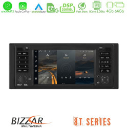Bizzar OEM BMW X5/5 Series 8core Android12 4+64GB Navigation Multimedia Deckless 7 με Carplay/AndroidAuto