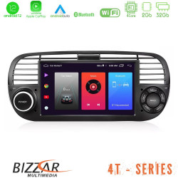 Bizzar OEM Fiat 500 2008-2015 4core Android12 2+32GB Navigation Multimedia Deckless 7 με Carplay/AndroidAuto Bizzar OEM Fiat 500 2008-2015 4core Android12 2+32GB Navigation Multimedia Deckless 7 με Carplay/AndroidAuto