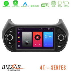 Bizzar OEM Fiat Fiorino/Citroen Nemo/Peugeot Bipper 4core Android12 2+32GB Navigation Multimedia Deckless 7 με Carplay/AndroidAuto