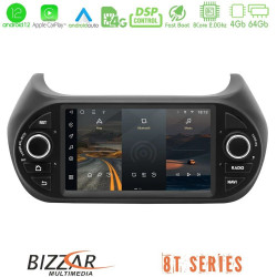 Bizzar OEM Fiat Fiorino/Citroen Nemo/Peugeot Bipper 8core Android12 4+32GB Navigation Multimedia Deckless 7 με Carplay/AndroidAuto