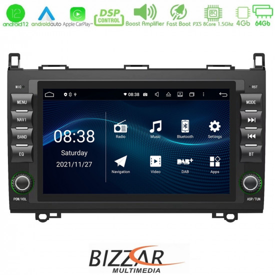 Bizzar OEM Mercedes A/B/Sprinter/Vito 8core Android12 4+64GB Navigation Multimedia Deckless 8 (OEM STYLE) Bizzar OEM Mercedes A/B/Sprinter/Vito 8core Android12 4+64GB Navigation Multimedia Deckless 8 (OEM STYLE)