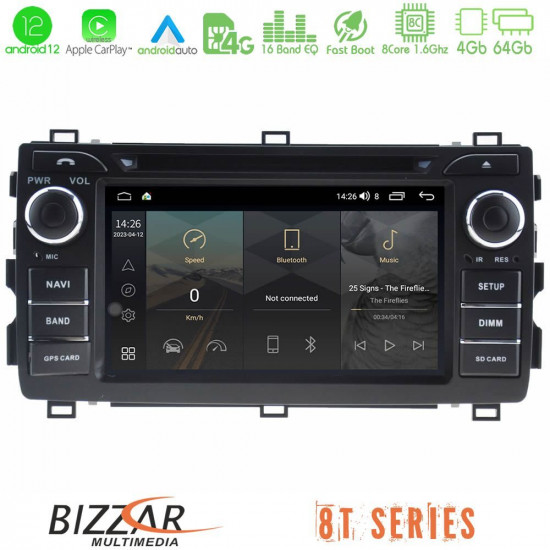 Bizzar OEM Toyota Auris 2013-2016 8core Android12 4+64GB Navigation Multimedia Deckless 7 με Carplay/AndroidAuto (OEM Style) Bizzar OEM Toyota Auris 2013-2016 8core Android12 4+64GB Navigation Multimedia Deckless 7 με Carplay/AndroidAuto (OEM Style)