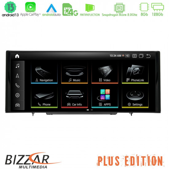 Bizzar Plus Edition Audi A1 (8X) 2010-2018 Android13 8Core (8+128GB) Navigation Multimedia 10.25? HD Anti-reflection Bizzar Plus Edition Audi A1 (8X) 2010-2018 Android13 8Core (8+128GB) Navigation Multimedia 10.25? HD Anti-reflection