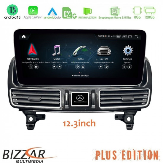 Bizzar Plus Edition Mercedes ML Class (X166) NTG4.5 Android13 (8+128GB) Navigation Multimedia 12.3? Anti-reflection Bizzar Plus Edition Mercedes ML Class (X166) NTG4.5 Android13 (8+128GB) Navigation Multimedia 12.3? Anti-reflection