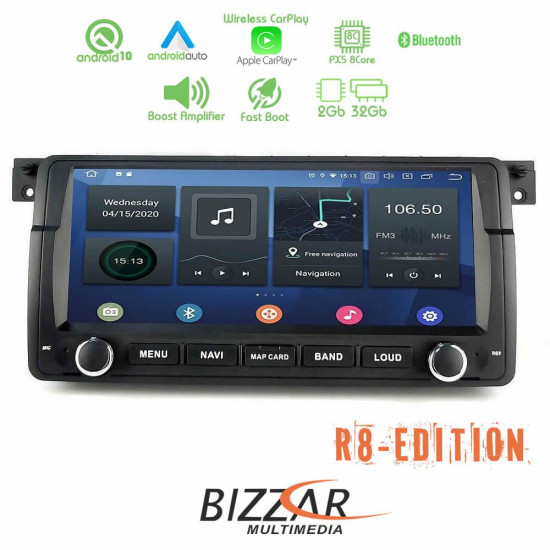 Bizzar R8 Edition BMW 3 Ε46 8.8 Android 10.0 8core Navigation Multimedia Bizzar R8 Edition BMW 3 Ε46 8.8 Android 10.0 8core Navigation Multimedia