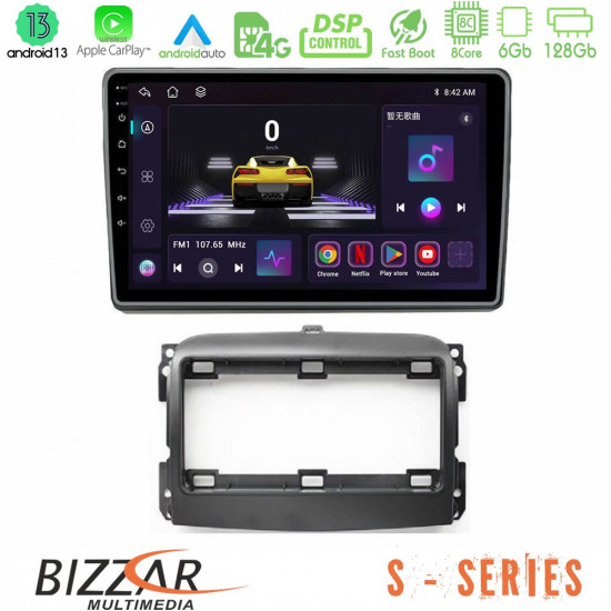 Bizzar S Series Fiat 500L 8core Android13 6+128GB Navigation Multimedia Tablet 10 Bizzar S Series Fiat 500L 8core Android13 6+128GB Navigation Multimedia Tablet 10