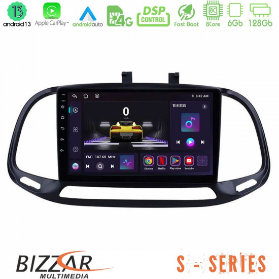 Bizzar S Series Fiat Doblo 2015-2022 8core Android13 6+128GB Navigation Multimedia Tablet 9 Bizzar S Series Fiat Doblo 2015-2022 8core Android13 6+128GB Navigation Multimedia Tablet 9