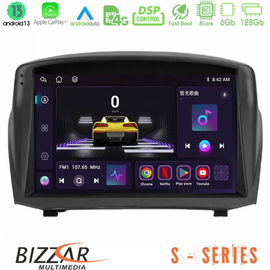 Bizzar S Series Ford Fiesta 2008-2016 8core Android13 6+128GB Navigation Multimedia Tablet 9 (Oem Style) Bizzar S Series Ford Fiesta 2008-2016 8core Android13 6+128GB Navigation Multimedia Tablet 9 (Oem Style)