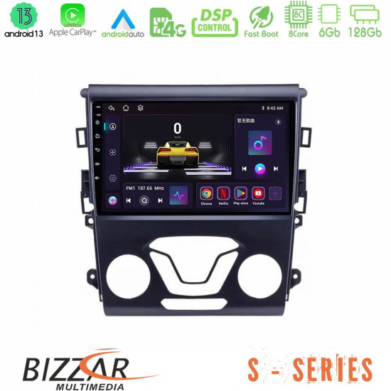 Bizzar S Series Ford Mondeo 2014-2017 8core Android13 6+128GB Navigation Multimedia Tablet 9 Bizzar S Series Ford Mondeo 2014-2017 8core Android13 6+128GB Navigation Multimedia Tablet 9