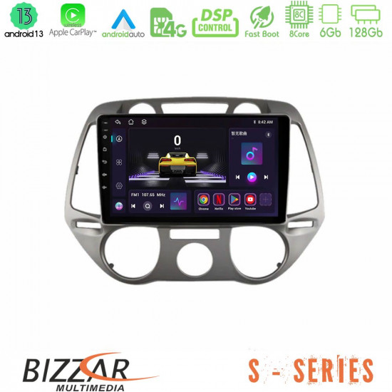 Bizzar S Series Hyundai i20 2009-2012 Manual A/C 8core Android13 6+128GB Navigation Multimedia Tablet 9 Bizzar S Series Hyundai i20 2009-2012 Manual A/C 8core Android13 6+128GB Navigation Multimedia Tablet 9