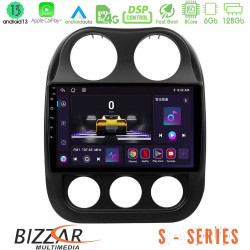 Bizzar S Series Jeep Compass 2010-2016 8core Android13 6+128GB Navigation Multimedia Tablet 10 Bizzar S Series Jeep Compass 2010-2016 8core Android13 6+128GB Navigation Multimedia Tablet 10
