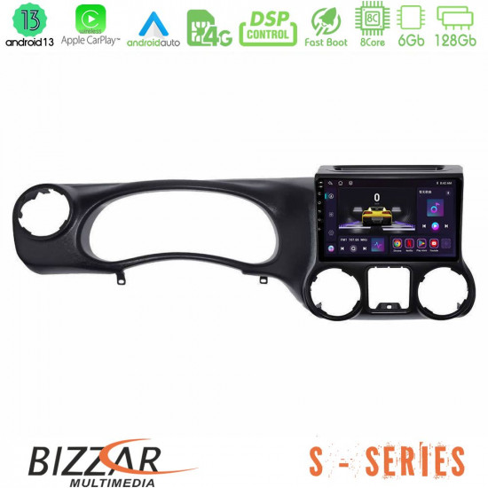 Bizzar S Series Jeep Wrangler 2011-2014 8Core Android13 6+128GB Navigation Multimedia Tablet 10 Bizzar S Series Jeep Wrangler 2011-2014 8Core Android13 6+128GB Navigation Multimedia Tablet 10
