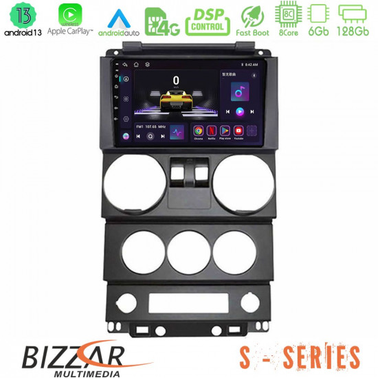 Bizzar S Series Jeep Wrangler 2Door 2008-2010 8core Android13 6+128GB Navigation Multimedia Tablet 9 Bizzar S Series Jeep Wrangler 2Door 2008-2010 8core Android13 6+128GB Navigation Multimedia Tablet 9