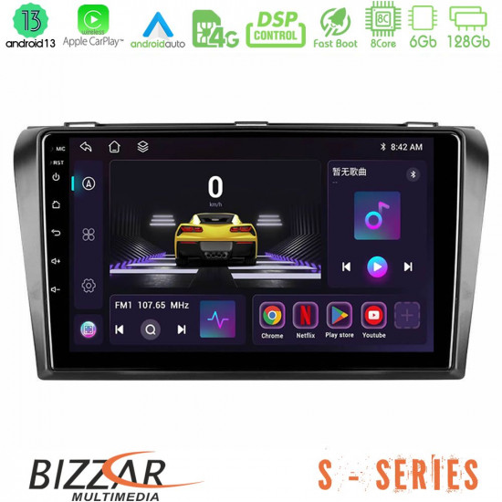 Bizzar S Series Mazda 3 2004-2009 8core Android13 6+128GB Navigation Multimedia Tablet 9 Bizzar S Series Mazda 3 2004-2009 8core Android13 6+128GB Navigation Multimedia Tablet 9