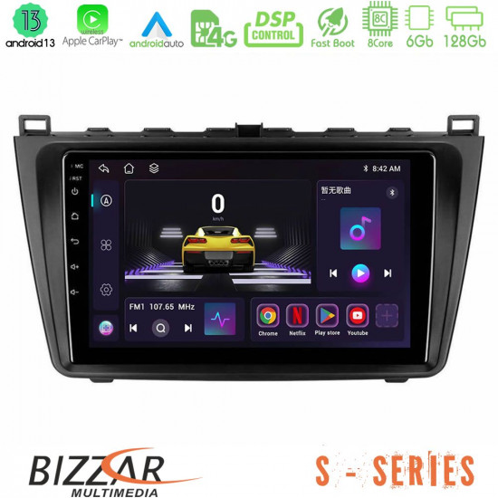 Bizzar S Series Mazda 6 2008-2012 8core Android13 6+128GB Navigation Multimedia Tablet 9 Bizzar S Series Mazda 6 2008-2012 8core Android13 6+128GB Navigation Multimedia Tablet 9