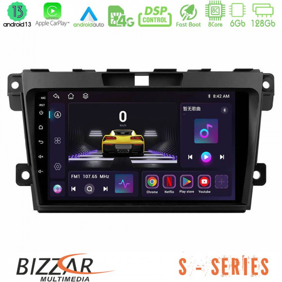 Bizzar S Series Mazda CX-7 2007-2011 8core Android13 6+128GB Navigation Multimedia Tablet 9 Bizzar S Series Mazda CX-7 2007-2011 8core Android13 6+128GB Navigation Multimedia Tablet 9