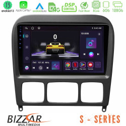 Bizzar S Series Mercedes S Class 1999-2004 (W220) 8core Android13 6+128GB Navigation Multimedia Tablet 9 Bizzar S Series Mercedes S Class 1999-2004 (W220) 8core Android13 6+128GB Navigation Multimedia Tablet 9