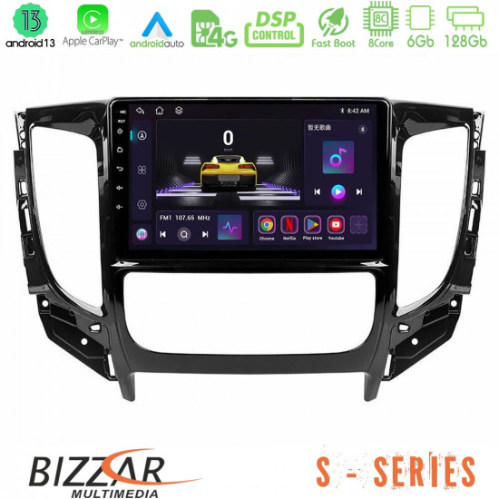 Bizzar S Series Mitsubishi L200 2016-gt; -amp; Fiat Fullback (Auto A/C) 8core Android13 6+128GB Navigation Multimedia Tablet 9 Bizzar S Series Mitsubishi L200 2016-gt; -amp; Fiat Fullback (Auto A/C) 8core Android13 6+128GB Navigation Multimedia Tablet 9