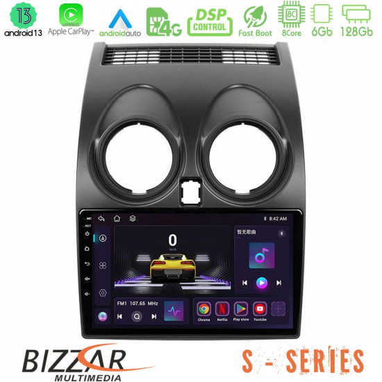 Bizzar S Series Nissan Qashqai J10 8core Android13 6+128GB Navigation Multimedia Tablet 9 Bizzar S Series Nissan Qashqai J10 8core Android13 6+128GB Navigation Multimedia Tablet 9