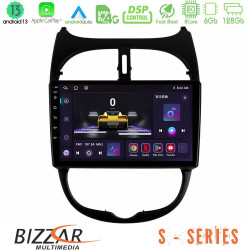 Bizzar S Series Peugeot 206 8core Android13 6+128GB Navigation Multimedia Tablet 9 Bizzar S Series Peugeot 206 8core Android13 6+128GB Navigation Multimedia Tablet 9