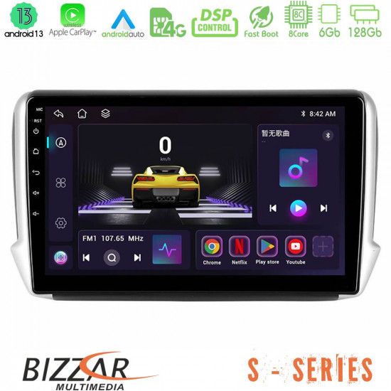 Bizzar S Series Peugeot 208/2008 8core Android13 6+128GB Navigation Multimedia Tablet 10 Bizzar S Series Peugeot 208/2008 8core Android13 6+128GB Navigation Multimedia Tablet 10