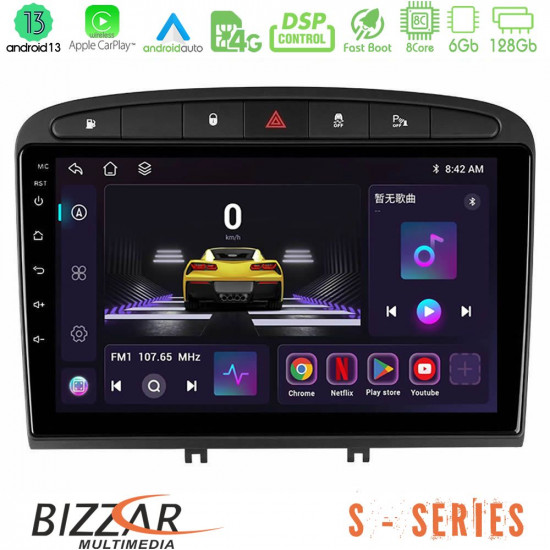 Bizzar S Series Peugeot 308/RCZ 8core Android13 6+128GB Navigation Multimedia Tablet 9 Bizzar S Series Peugeot 308/RCZ 8core Android13 6+128GB Navigation Multimedia Tablet 9