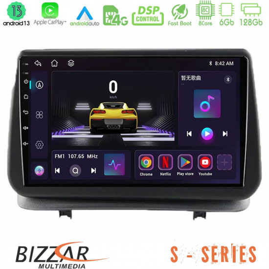 Bizzar S Series Renault Clio 2005-2012 8core Android13 6+128GB Navigation Multimedia Tablet 9 Bizzar S Series Renault Clio 2005-2012 8core Android13 6+128GB Navigation Multimedia Tablet 9