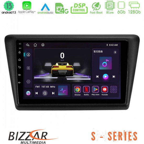 Bizzar S Series Skoda Rapid 2013-2017 8core Android13 6+128GB Navigation Multimedia Tablet 9 Bizzar S Series Skoda Rapid 2013-2017 8core Android13 6+128GB Navigation Multimedia Tablet 9