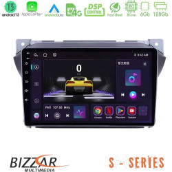 Bizzar S Series Suzuki Alto -amp; Nissan Pixo 8core Android13 6+128GB Navigation Multimedia Tablet 9