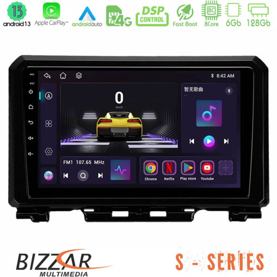 Bizzar S Series Suzuki Jimny 2018-2022 8core Android13 6+128GB Navigation Multimedia Tablet 9 Bizzar S Series Suzuki Jimny 2018-2022 8core Android13 6+128GB Navigation Multimedia Tablet 9