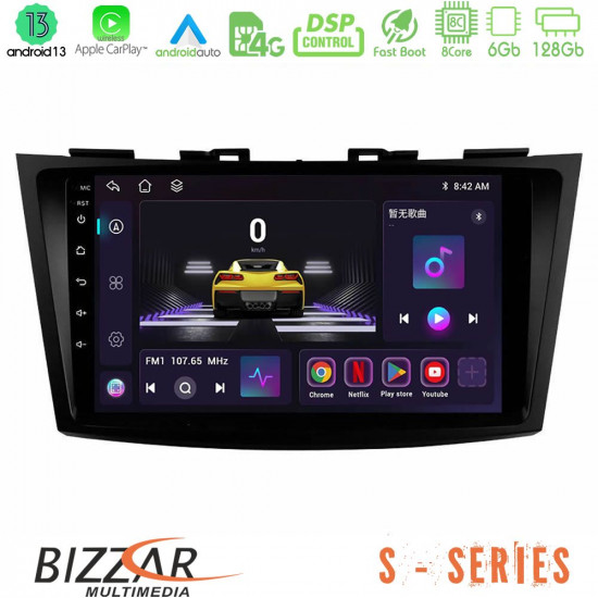 Bizzar S Series Suzuki Swift 2011-2016 8core Android13 6+128GB Navigation Multimedia Tablet 9 Bizzar S Series Suzuki Swift 2011-2016 8core Android13 6+128GB Navigation Multimedia Tablet 9