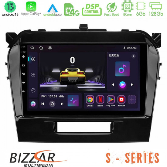 Bizzar S Series Suzuki Vitara 2015-2021 8core Android13 6+128GB Navigation Multimedia Tablet 9 Bizzar S Series Suzuki Vitara 2015-2021 8core Android13 6+128GB Navigation Multimedia Tablet 9