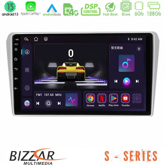 Bizzar S Series Toyota Avensis T25 02/2003–2008 8core Android13 6+128GB Navigation Multimedia Tablet 9 Bizzar S Series Toyota Avensis T25 02/2003–2008 8core Android13 6+128GB Navigation Multimedia Tablet 9