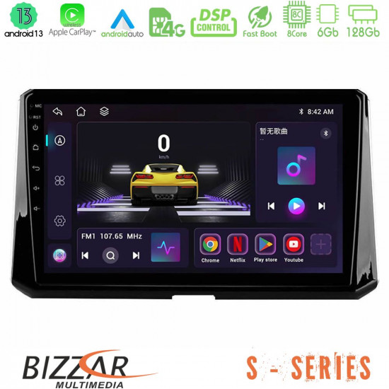 Bizzar S Series Toyota Corolla 2019-2022 8core Android13 6+128GB Navigation Multimedia Tablet 10 Bizzar S Series Toyota Corolla 2019-2022 8core Android13 6+128GB Navigation Multimedia Tablet 10