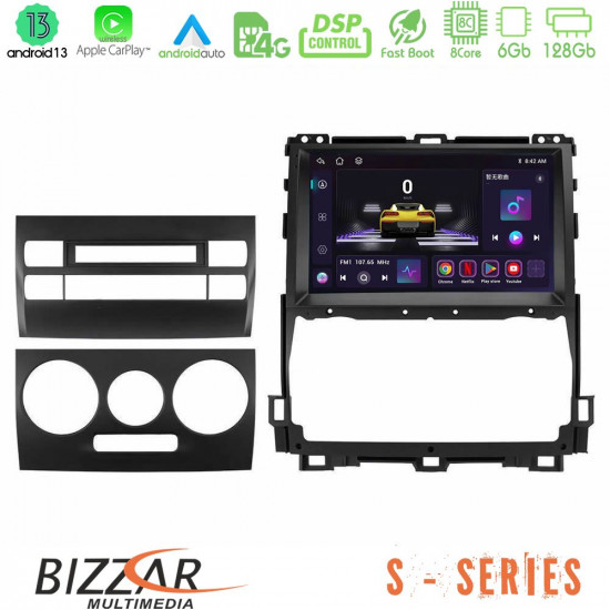 Bizzar S Series Toyota Land Cruiser J120 2002-2009 8Core Android13 6+128GB Navigation Multimedia Tablet 9 Bizzar S Series Toyota Land Cruiser J120 2002-2009 8Core Android13 6+128GB Navigation Multimedia Tablet 9