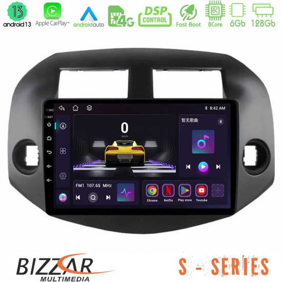 Bizzar S Series Toyota Rav4 2006-2012 8core Android13 6+128GB Navigation Multimedia Tablet 10 Bizzar S Series Toyota Rav4 2006-2012 8core Android13 6+128GB Navigation Multimedia Tablet 10