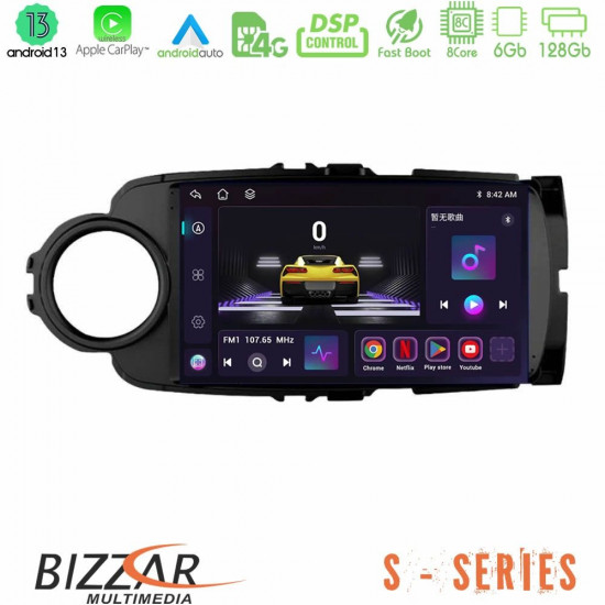Bizzar S Series Toyota Yaris 8core Android13 6+128GB Navigation Multimedia Tablet 9 (Μαύρο χρώμα) Bizzar S Series Toyota Yaris 8core Android13 6+128GB Navigation Multimedia Tablet 9 (Μαύρο χρώμα)