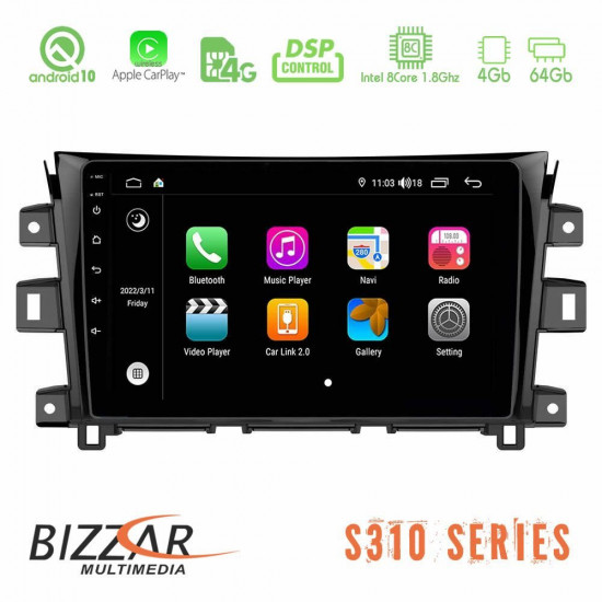 Bizzar S310 Nissan Navara NP300 Car Pad 9 Android 10 Multimedia Station Bizzar S310 Nissan Navara NP300 Car Pad 9 Android 10 Multimedia Station